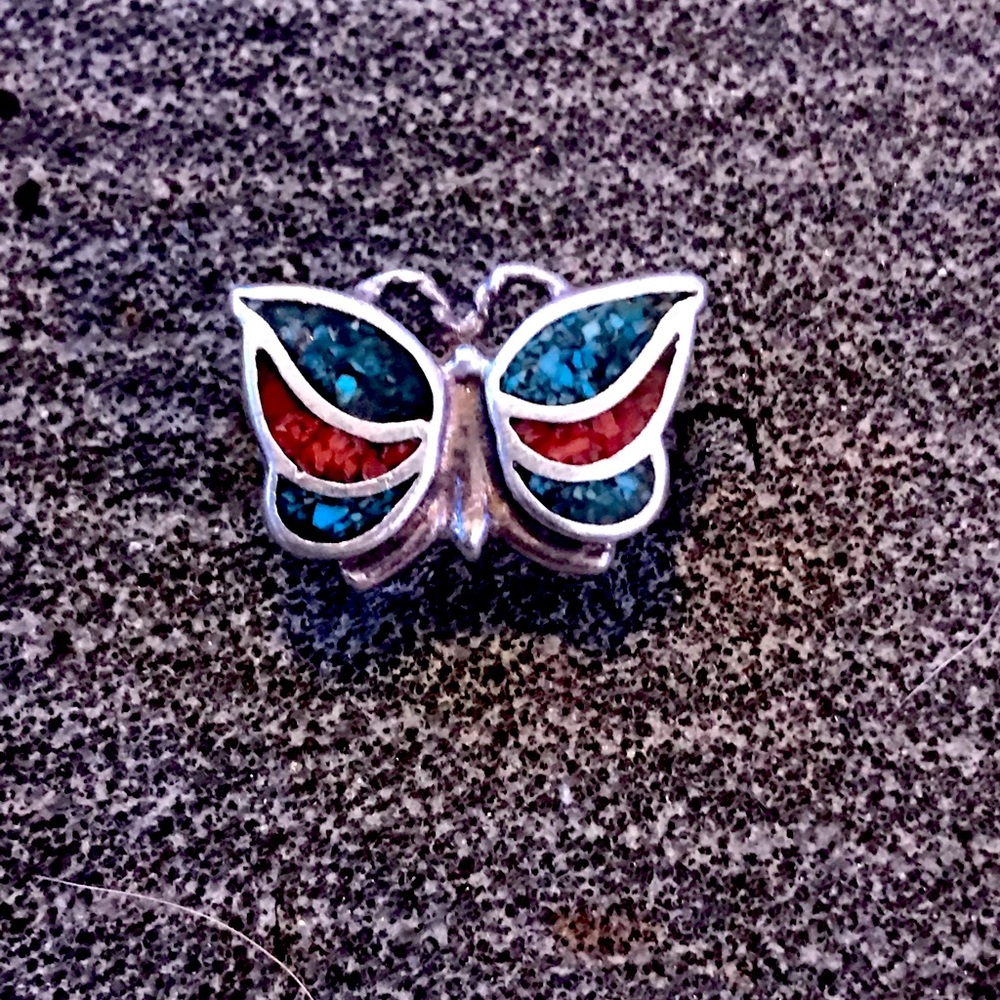 Beautiful Turquoise Butterfly Ring